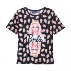 miniatura Barbie-Cropp t-shirt z nadrukiem Barbie Head cena 49,99