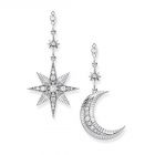 miniatura EARRINGS ROYALTY STAR & MOON Thomas Sabo