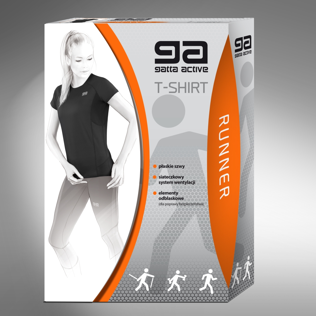 18 Gatta Active RUNNER packshot T-shirt Woman