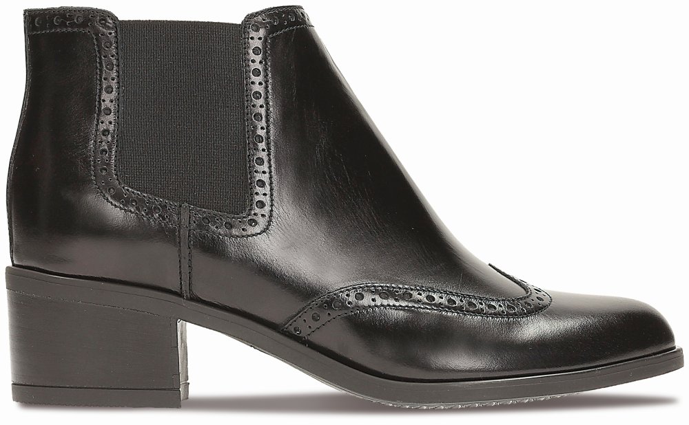 CLARKS Calne Cristie Black Leather 469 zl