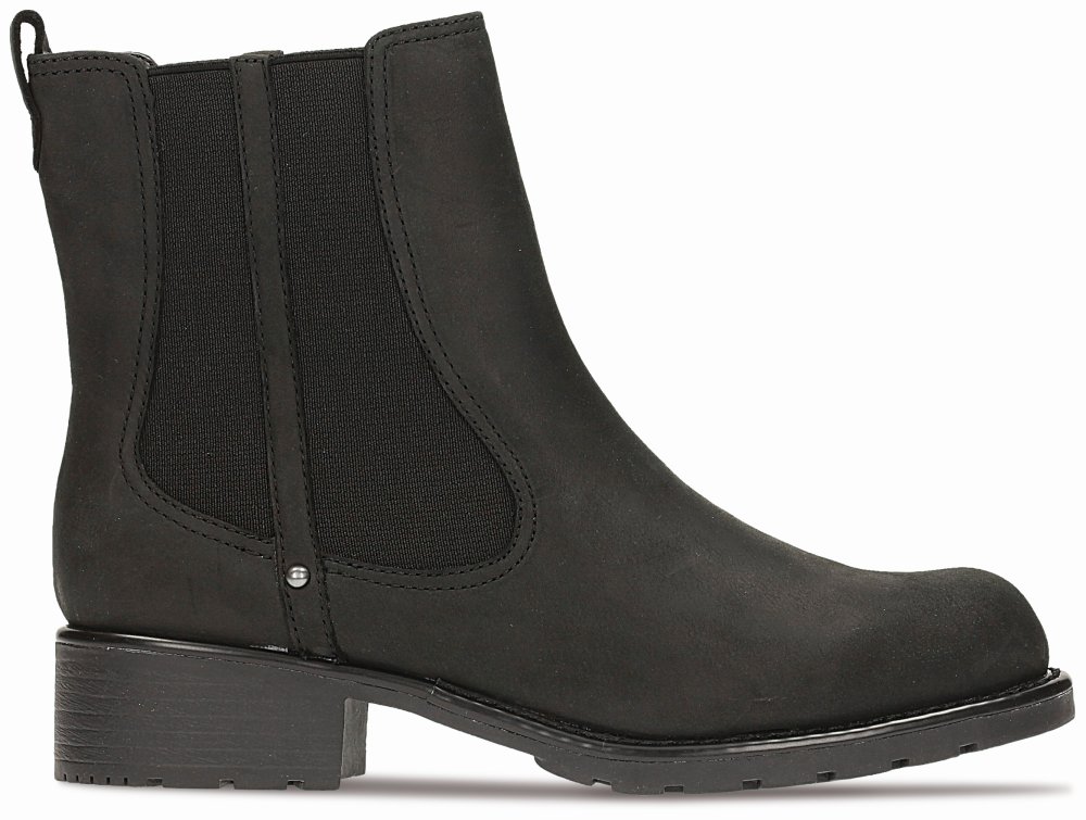 CLARKS Orinoco Hot Black WLined Leather 429 zl